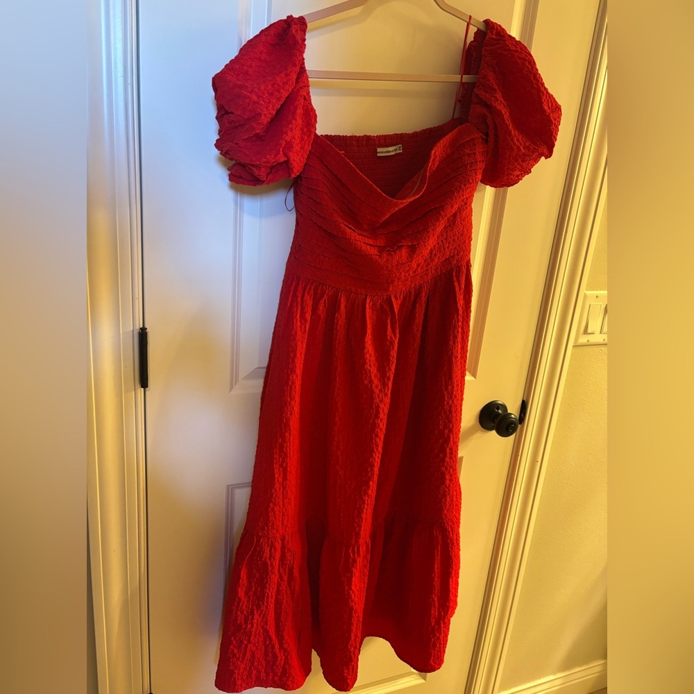 Elegant Red Women's Dress